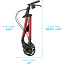 STAR 8 Rollator Walker, 8" Wheels & Standard Size