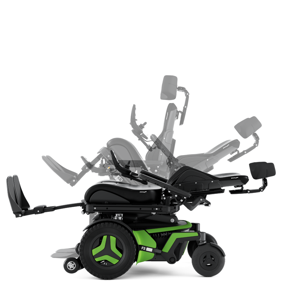 Rental Power Wheelchair With Rehab Seat, Tilt & Recline